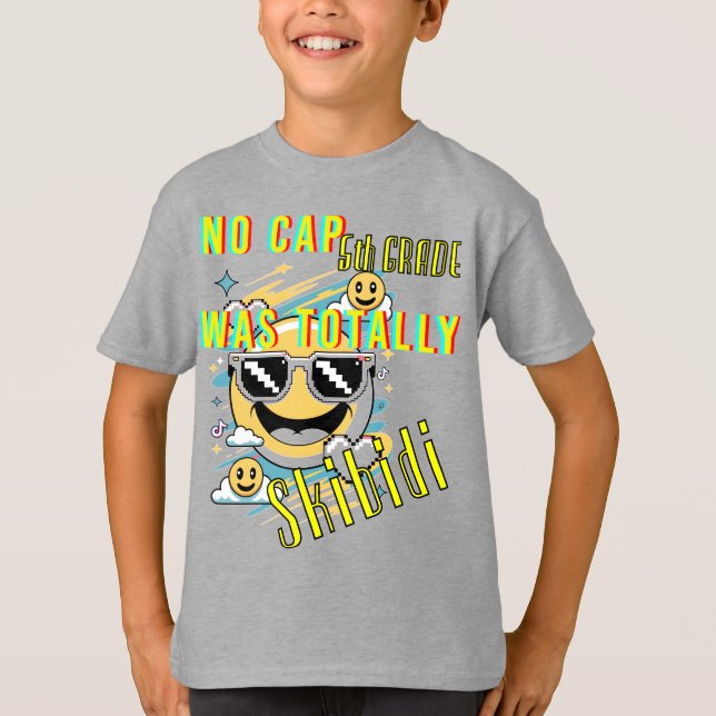 Keine Obergrenze 5. Klasse war völlig Skibidi T-Shirt (Vorderseite)