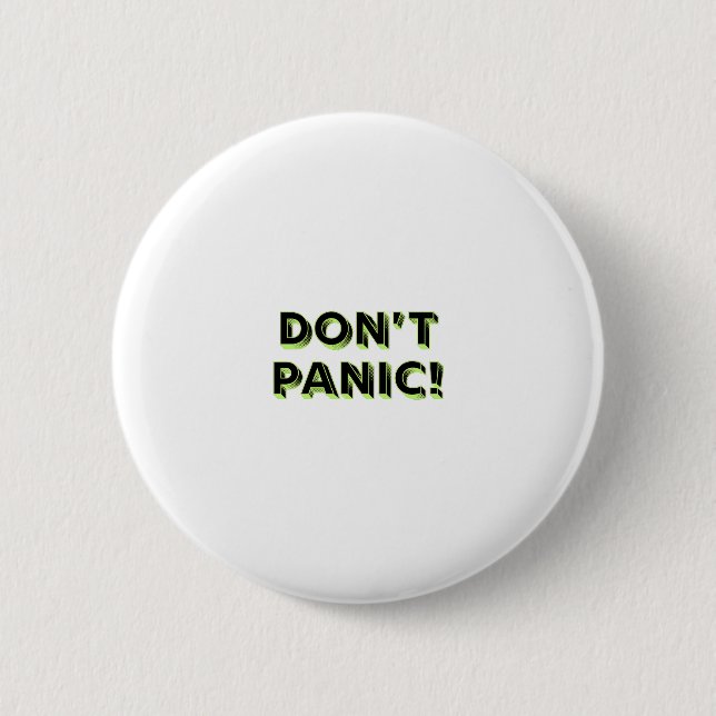 Keine Panik Button (Vorderseite)