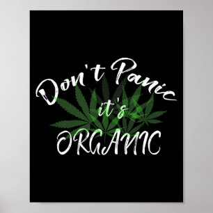 Keine Panik, es ist Bio Lustige Zitate Shirt  Poster