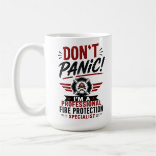 Keine Panik, ich bin Brandschutzspezialist Kaffeetasse