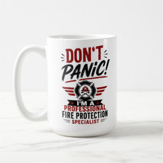 Keine Panik, ich bin Brandschutzspezialist  Kaffeetasse