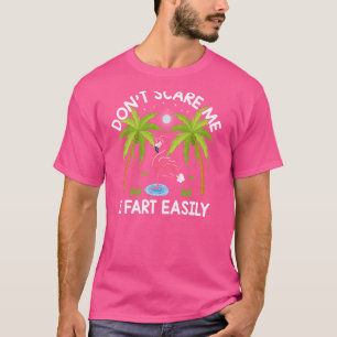 Keine Panik, ich furze leicht lustiger Flamingo T-Shirt