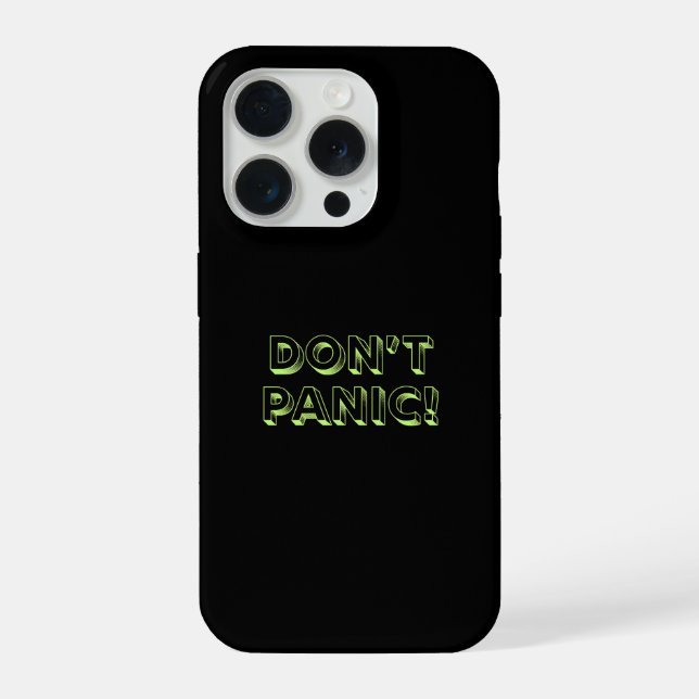 Keine Panik iPhone Hülle (Rückseite)