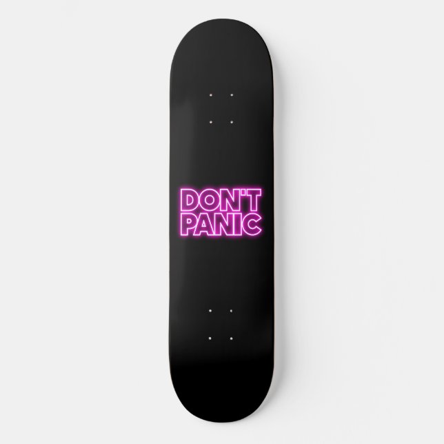 Keine Panik Skateboard (Vorderseite)