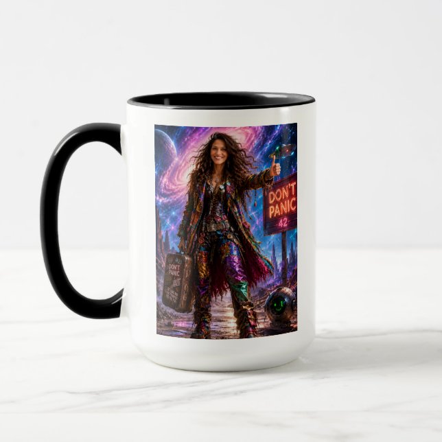 Keine-Panik-Tasse Tasse (Links)