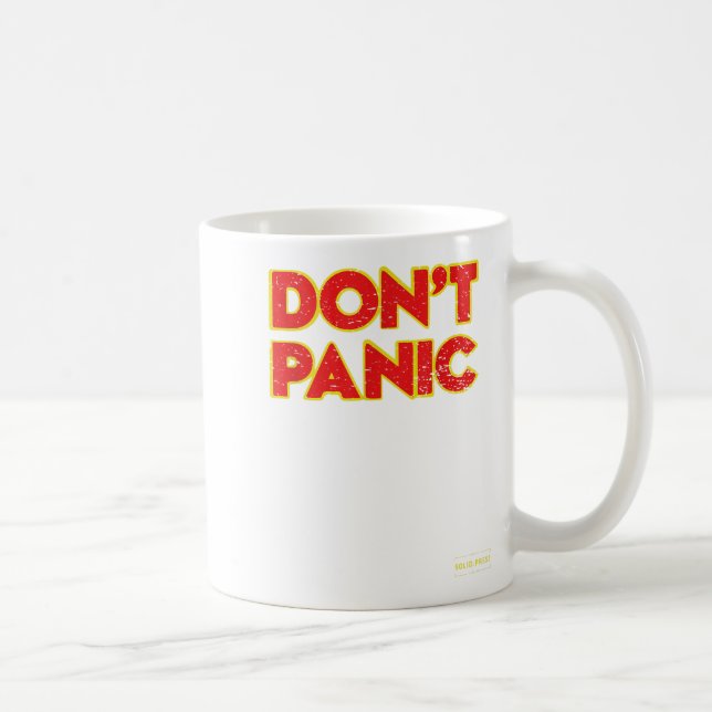 Keine Panik Vintage Distressed Shirt  Kaffeetasse (Rechts)