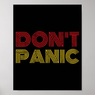 Keine Panik Vintage Distressed Shirt Langarm Poster