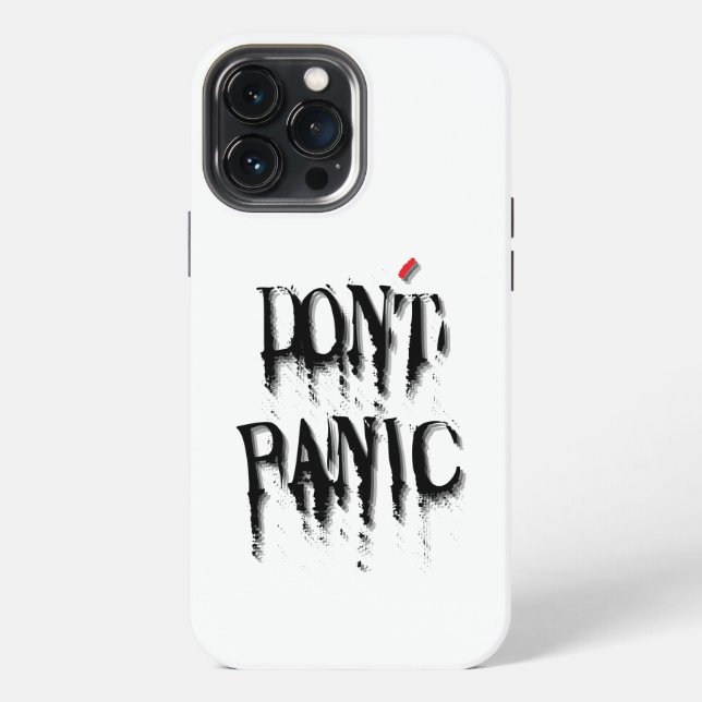 Keine Panik.w iPhone Hülle (Rückseite)