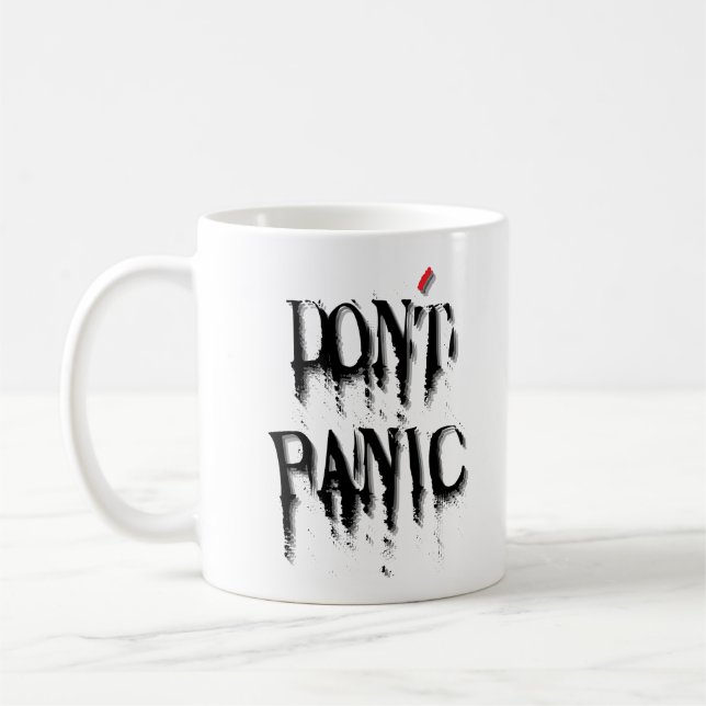 Keine Panik.w Kaffeetasse (Links)