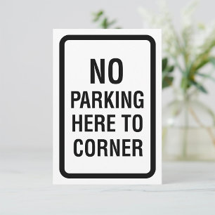 Keine Parkplatzeinladungen Einladung