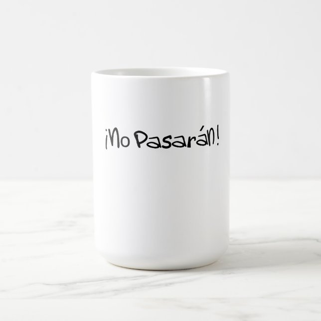 Keine Pasaran Anti-Faschistische Tasse (Mittel)