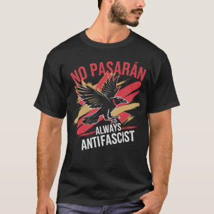 Keine paschanische antifaschistische Freiheit des  T-Shirt