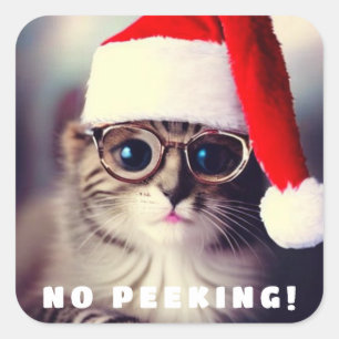 Keine Peeking Classic Round Aufkleber