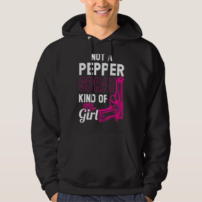 Keine Pfefferspray, keine Girl-Weapon-Waffe Ammo Hoodie (Vorderseite)