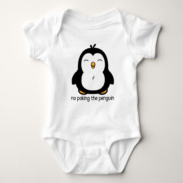 Keine Pinguine Baby Strampler (Vorderseite)