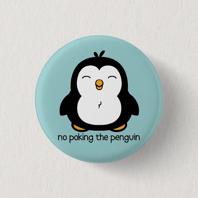 Keine Pinguine Button (Vorderseite)