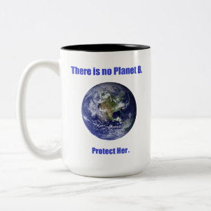 Keine Planet B Zweifarbige Tasse
