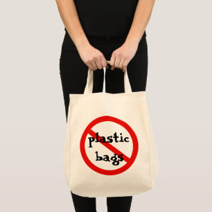 keine Plastiktüten Tragetasche