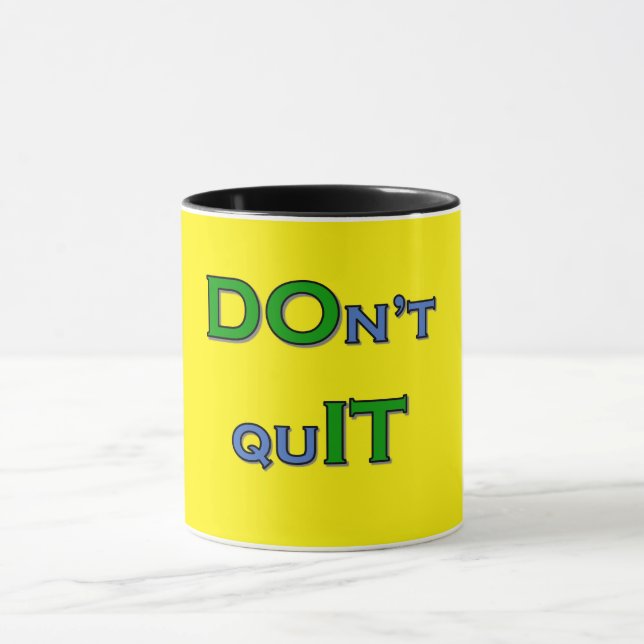 Keine QuIT-Tasse Tasse (Zentrum)