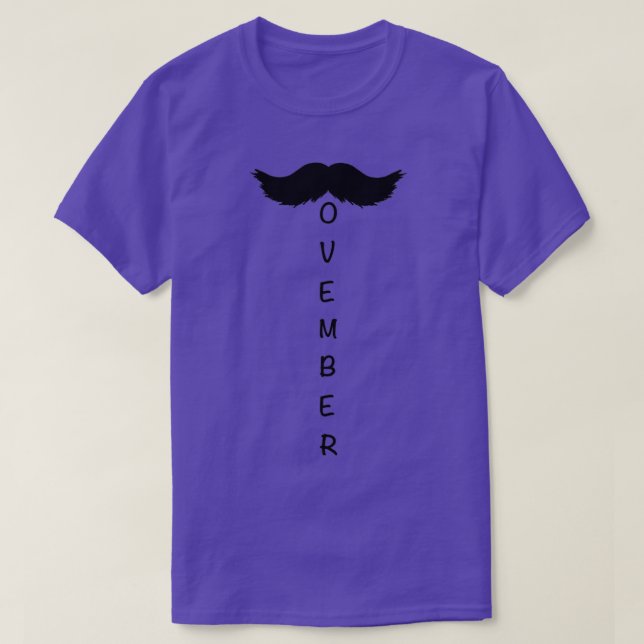 Keine Rasierung November T-Shirt (Design vorne)