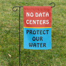 KEINE RECHENZENTREN SCHÜTZEN UNSER WASSER Protest