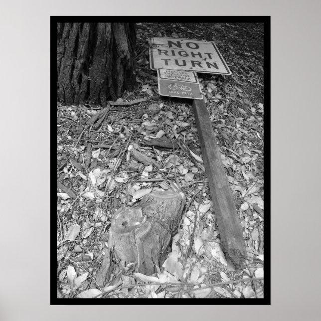 keine Rechtskurve Poster (Vorne)