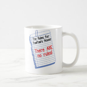 Keine Regeln am Haus der Papaya Tasse