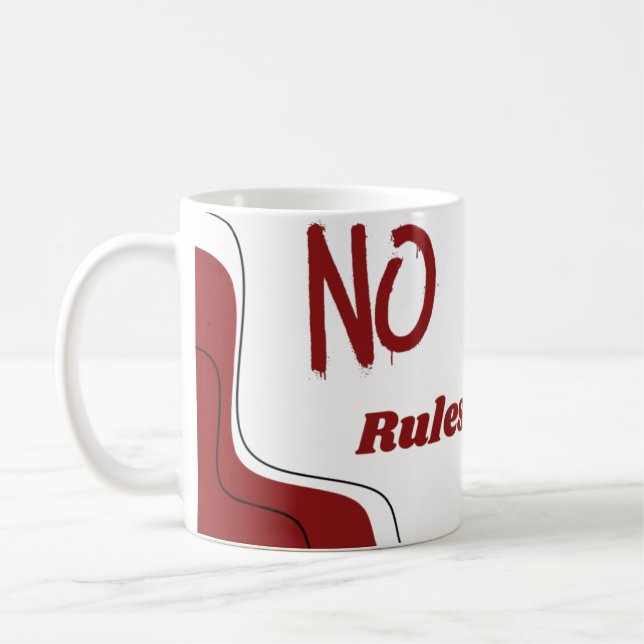 Keine Regeln Socken  Kaffeetasse (Links)