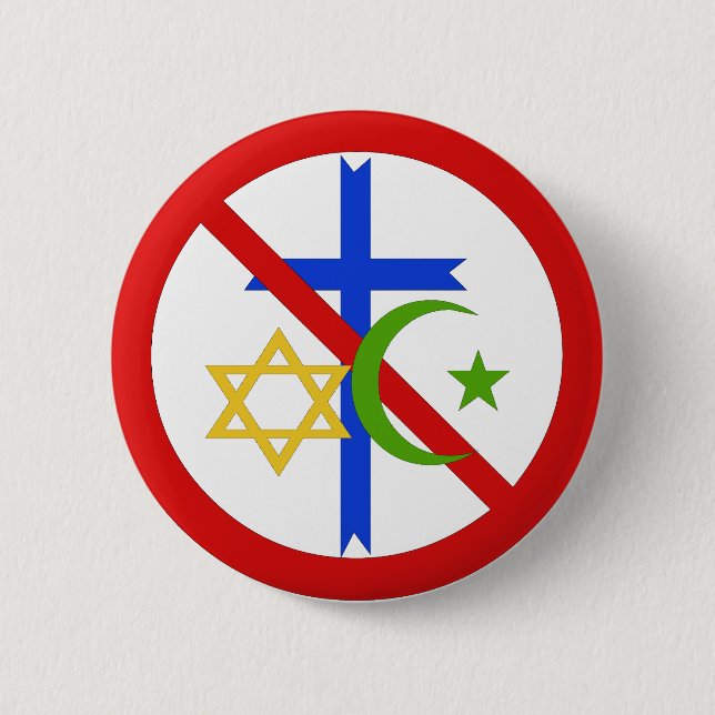 Keine Religion Button (Vorderseite)