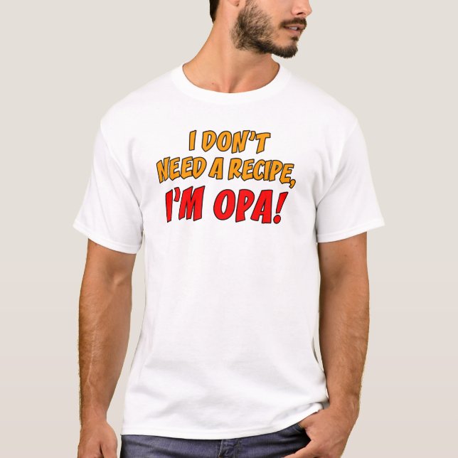Keine Rezept-Opa T-Shirt (Vorderseite)
