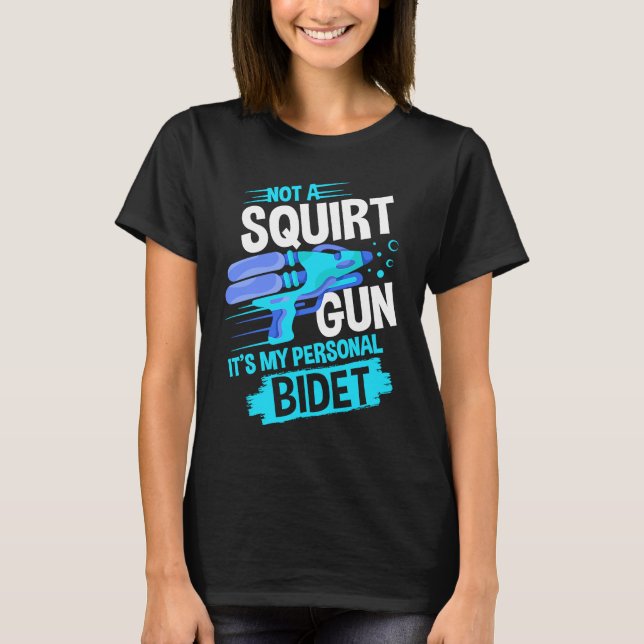 Keine Rockwaffe, das ist mein Bidet-Wassermann T-Shirt (Vorderseite)