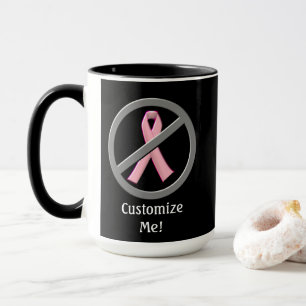 Keine rosa Brustkrebserkrankungen mehr Wasser Flas Tasse