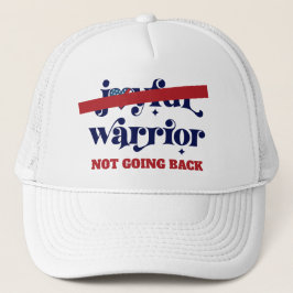 Keine Rückfahrt Warrior Navy Typ USA Flag Herz Truckerkappe