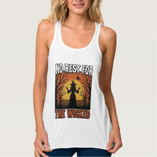 Keine Ruhe Für Die Bösen Vintage Hexe Halloween De Tank Top