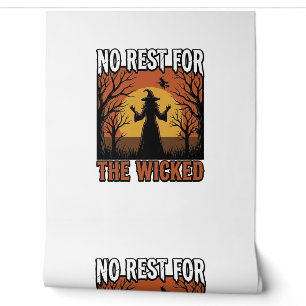 Keine Ruhe Für Die Bösen Vintage Hexe Halloween De Tapete