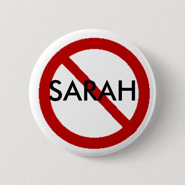 Keine Sarah Button (Vorderseite)