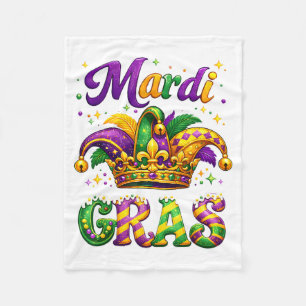 Keine Scham in meinem Perlen-Spiel Mardi Gras Lust Fleecedecke