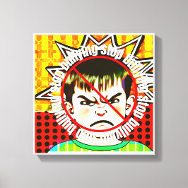 Keine Schikanen Leinwanddruck