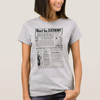 Keine schlanke Vintage-Werbung T-Shirt