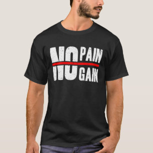 Keine Schmerzen bei sportlichen Training Athletik T-Shirt