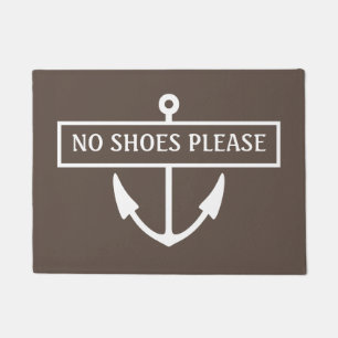 Keine Schuhe, bitte Dock Mat. Fußmatte