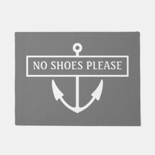 Keine Schuhe, bitte Dock Mat. Fußmatte