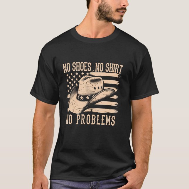 Keine Schuhe Kein Shirt keine Probleme Cowboy West (Vorderseite)