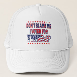 Keine Schuld, ich habe für Trump gestimmt Truckerkappe