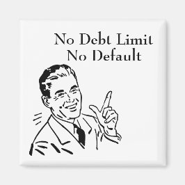 Keine Schulden, kein Standard Magnet