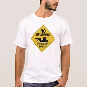 Keine Schwimmen - Spinosaurus anvisiert T-Shirt