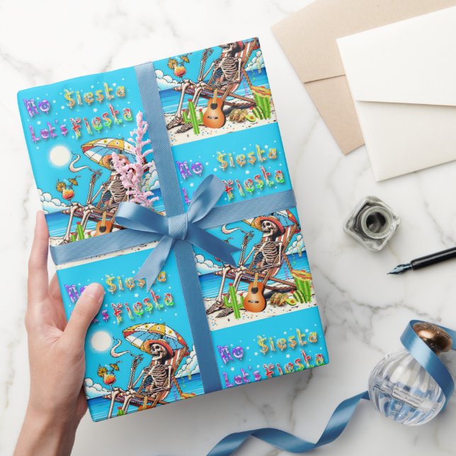 Keine Siesta Let's Fiesta Geschenkpapier (Schenken)