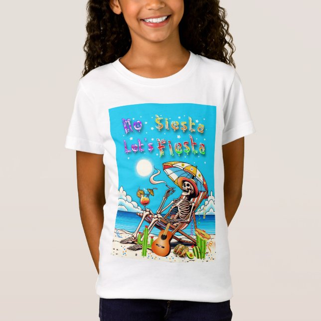 Keine Siesta Let's Fiesta T-Shirt (Vorderseite)