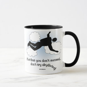 Keine Skydiving Tasse