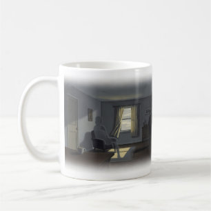 Keine Sonne Leerer Stuhl Einsame Tasse
